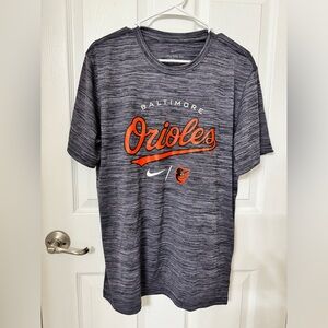 NWT Nike Men's Baltimore Orioles Charcoal Velocity Performance Practice T-Shirt